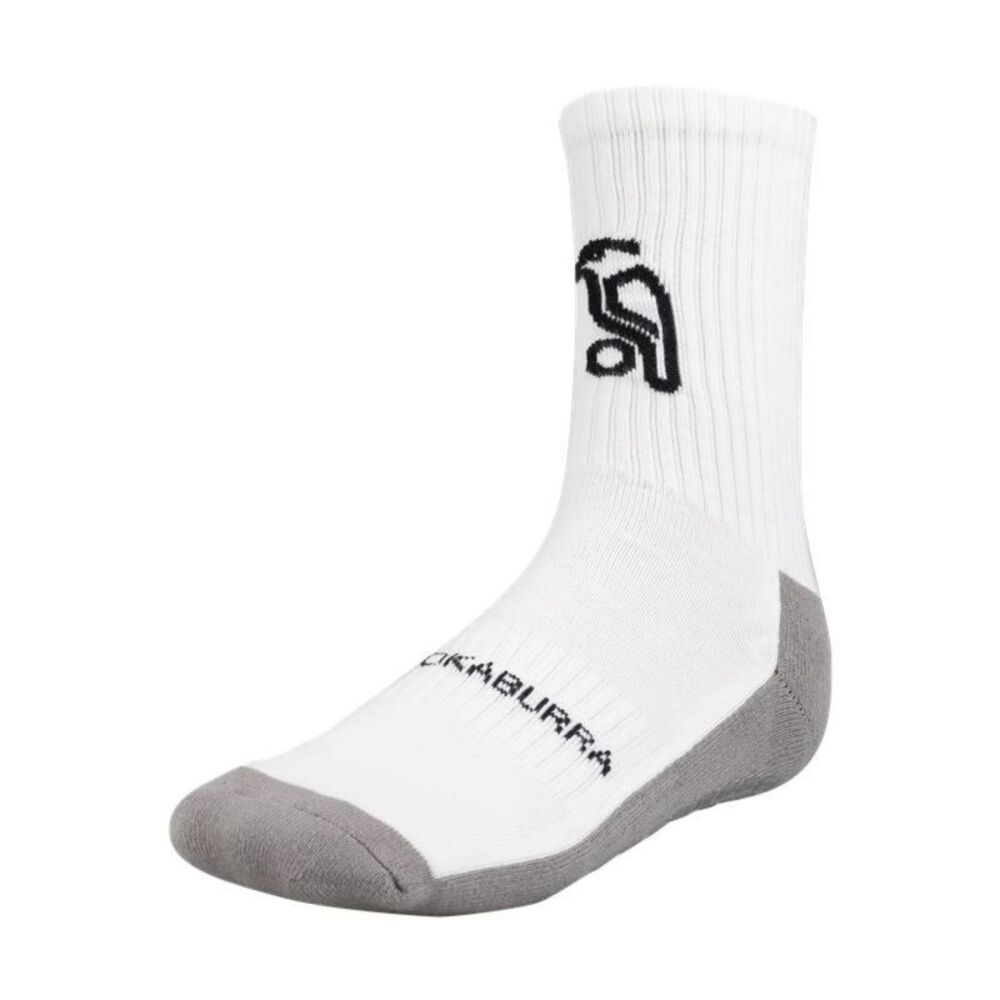 Kookaburra Unisex Adult Grip Cricket Crew Socks / Cream